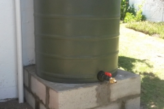 Pool backwash tank Kingfisher